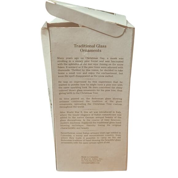 Vtg Pillsbury Dough Boy with Cupcake Kringle Glass Ornament by Kurt S. Adler - Picture 7 of 10